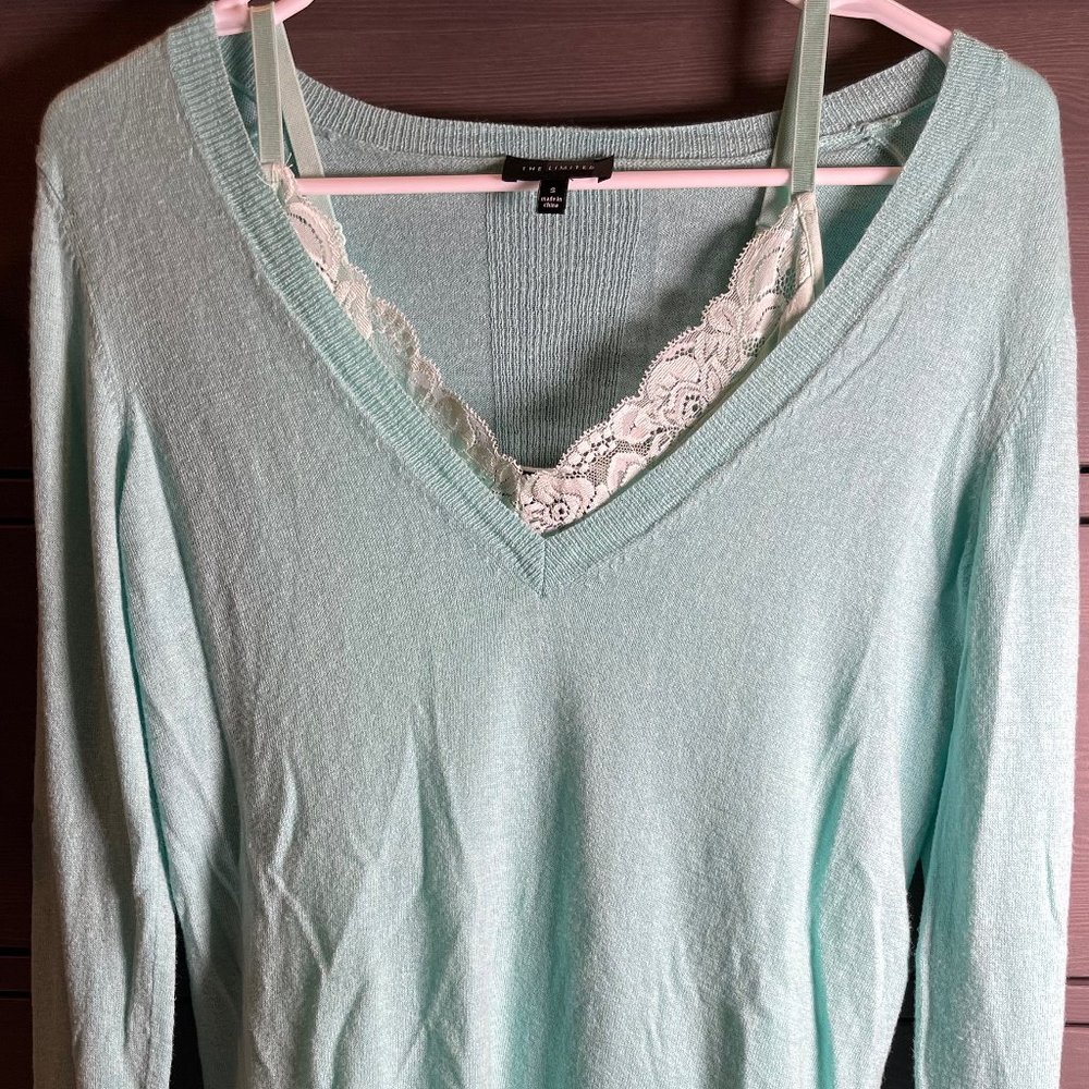 The Limited Lightweight Sweater/Cami - layer combo